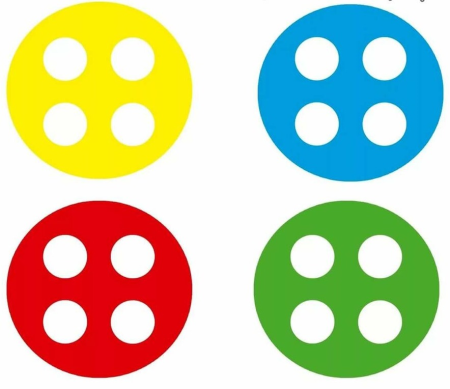 Шаблоны для игр с пуговицами