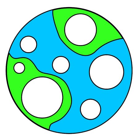 Пластилиновые заплатки космос