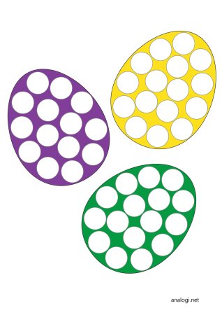 Пластилиновые заплатки пасхальное яйцо