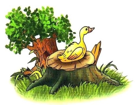 Золотой Гусь братья Гримм рисунок