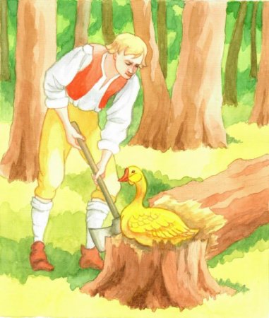 Сказки братьев Гримм золотой Гусь