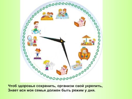 Соблюдение режима дня