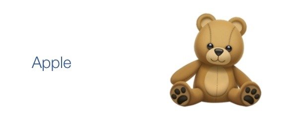 Мишка эмодзи айфон