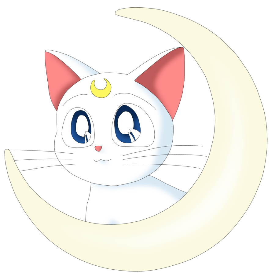 Кот мун. Sailor Moon Луна кошка. Сейлормун кот Артемис. Кошка Луна из Сейлор Мун. Артемис Сейлор Мун кошка.
