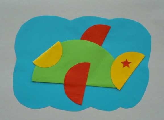 Детали самолета для аппликации