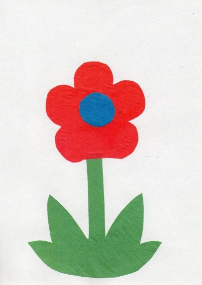 Аппликация Аленький цветочек