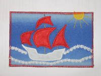 Аппликации алые паруса (44 фото)