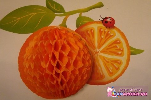 Поделка апельсин