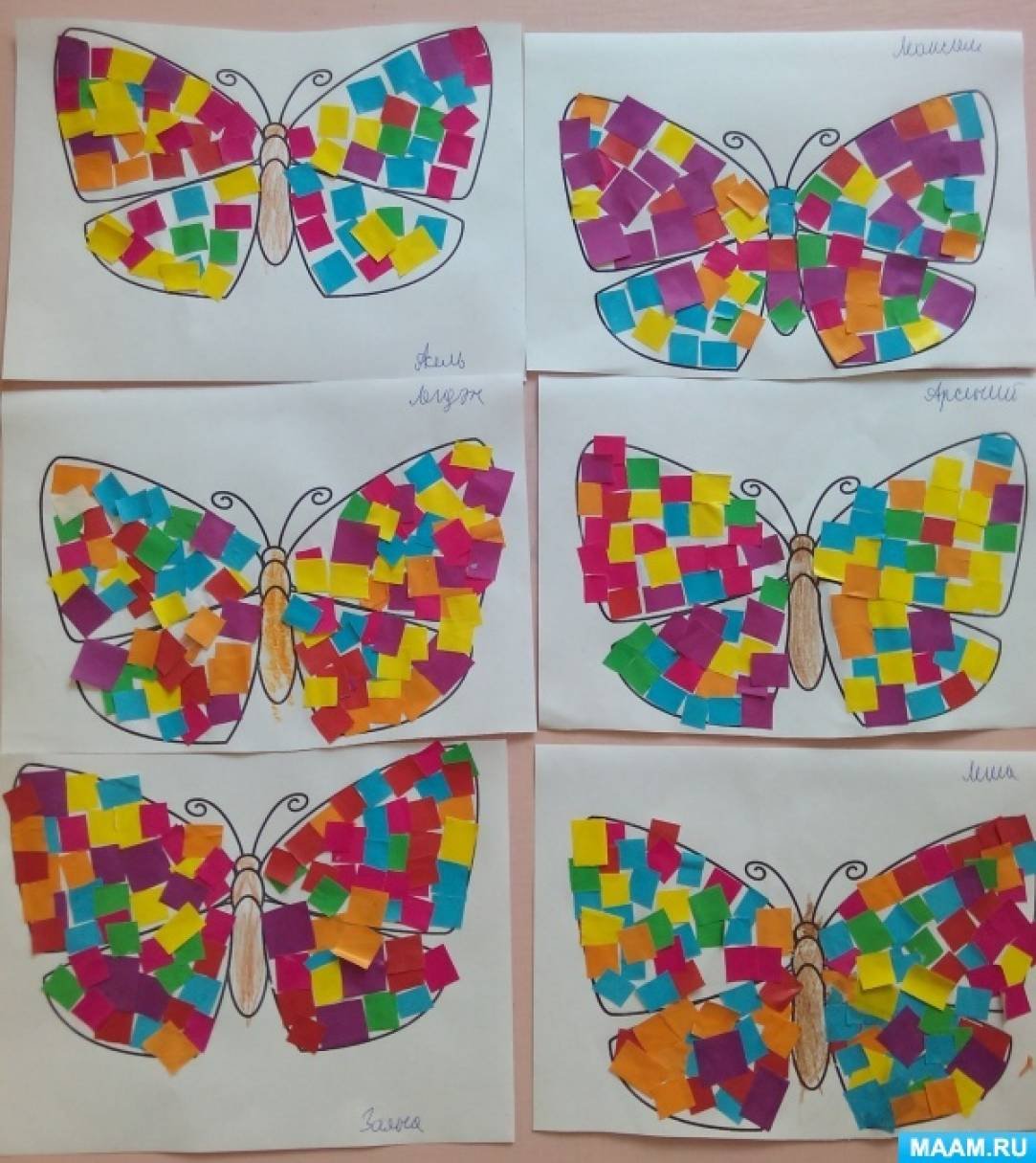 Бабочка аппликация для детей средняя группа Колдина. Поделка бабочка. Поделка бабочка из цветной бумаги. Поделка бабочка для дошкольников. Конспект аппликации бабочка