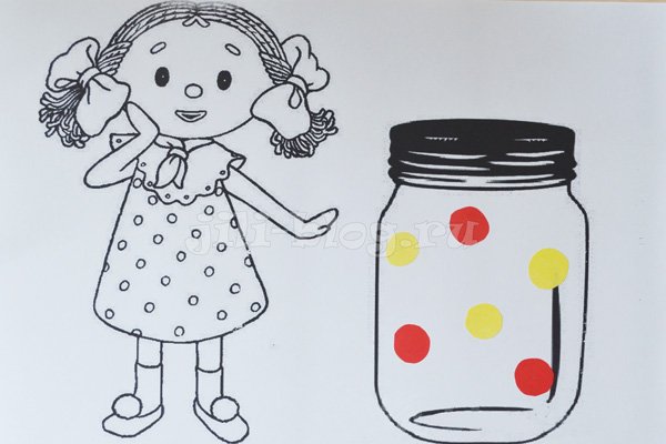 Трафарет банки для рисования