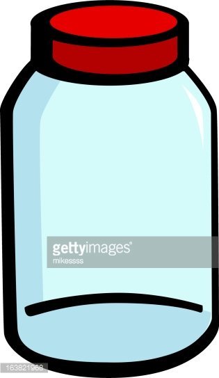 Баночки пустые для рисования