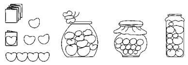 Аппликация ленточная банка варенья для Карлсона