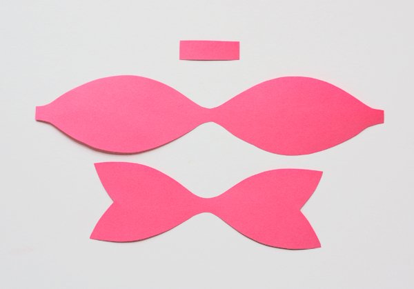 Бантик из картона