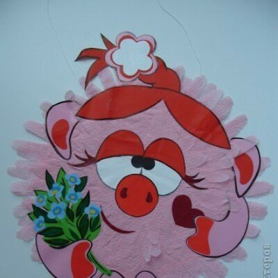 Аппликация Смешарики