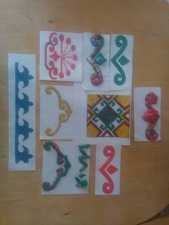 Аппликация башкирские узоры