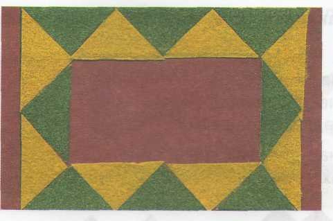 Коврик с геометрическими фигурами