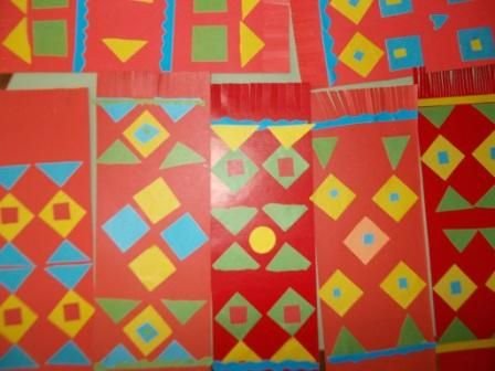 Аппликация ковер в средней группе