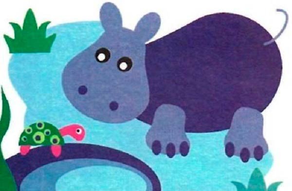 Сюжетная аппликация из бумаги