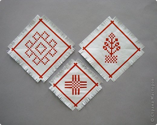 Рушники с чувашским узором