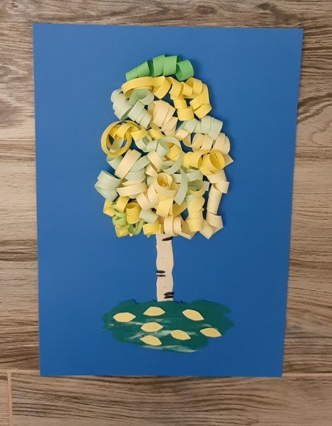 Поделка кудрявая береза