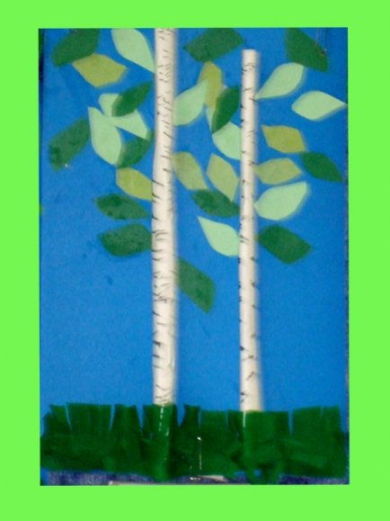 Поделка русская Березка