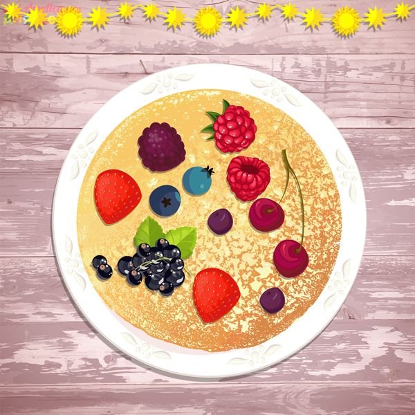 Блины аппликация в детском