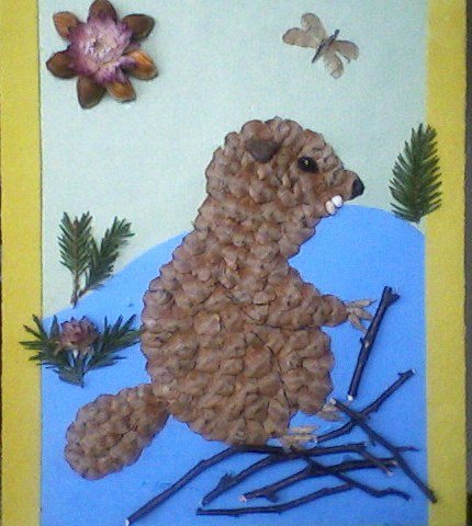 Поделка Бобр