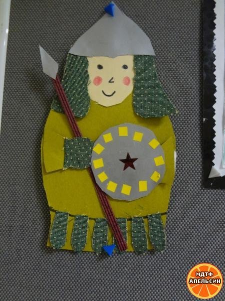 Аппликация богатыри в подготовительной группе