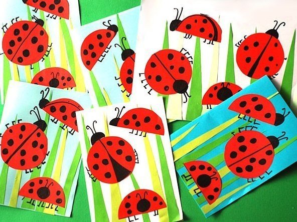 Аппликация для детей лето