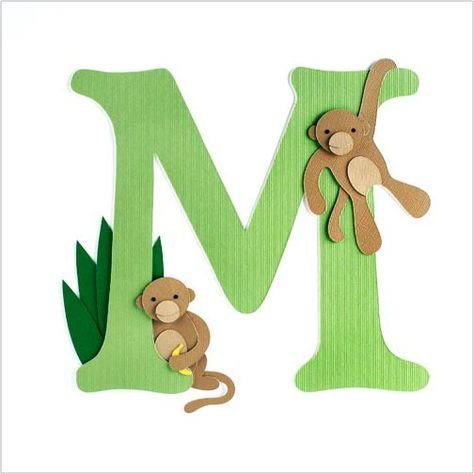 Поделка из буквы м