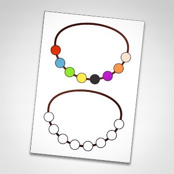 Бусы для мамы лепка