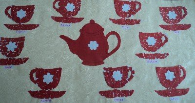 Рваная аппликация посуда