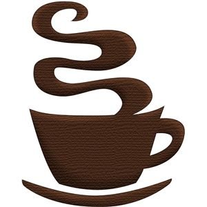 Чашка кофе аппликация