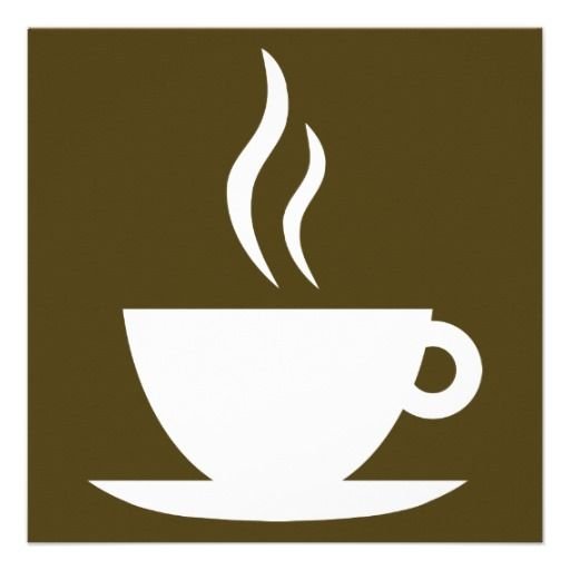 Трафарет кружки кофе