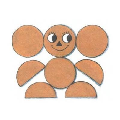 Аппликация из кругов