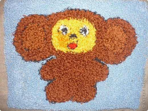 Поделка Чебурашка для дошкольников