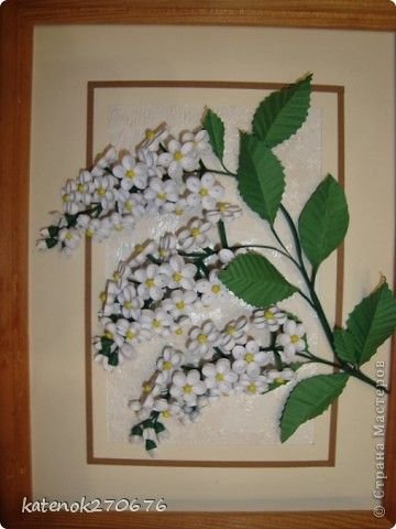 Квиллинг черемуха