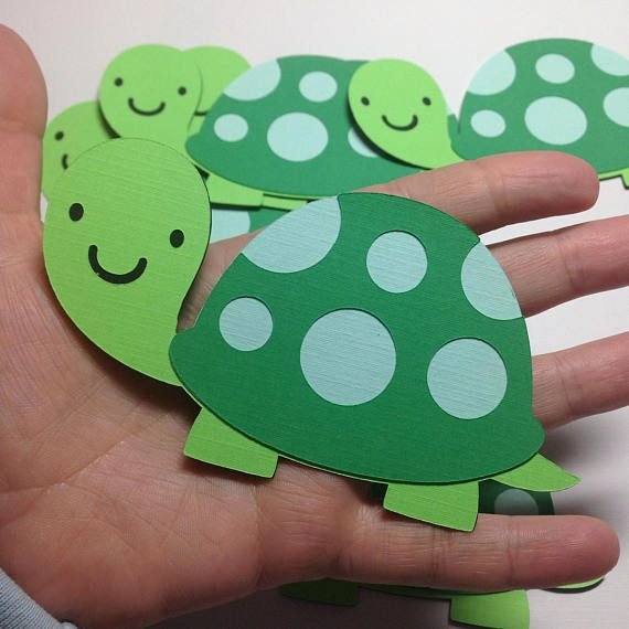 Поделка черепаха из бумаги