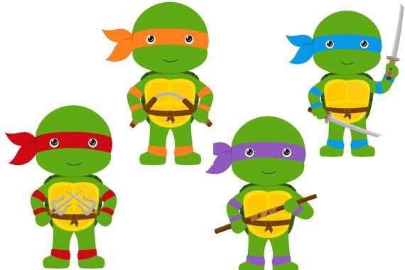 Черепашки ниндзя аппликация