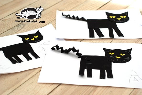 Аппликация "котик"