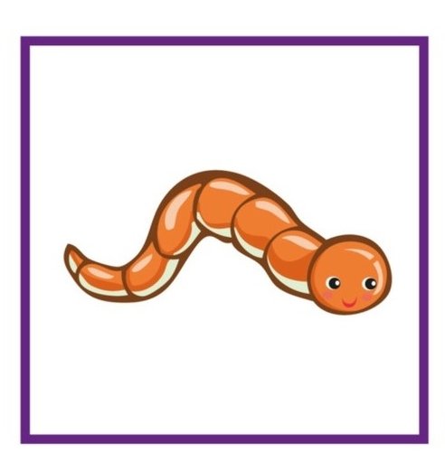 Червяк рисунок