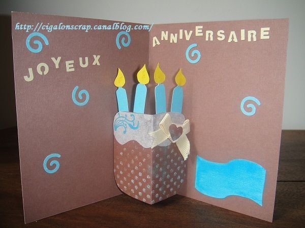 Открытка аппликация с днем рождения дедушке