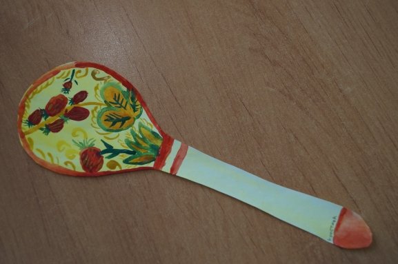Роспись ложек деревянных для детей
