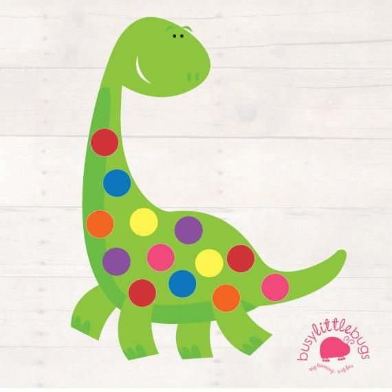 Аппликация динозавр