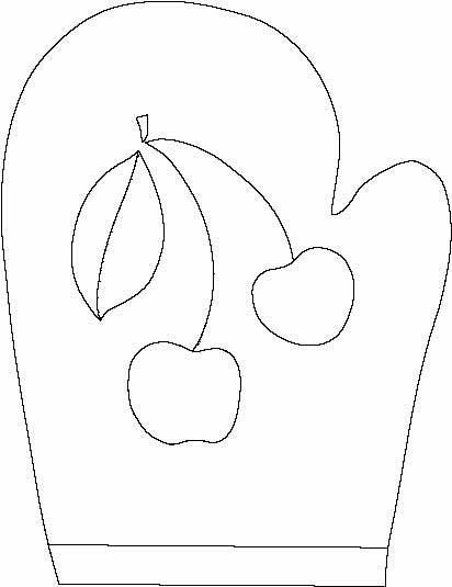 Шаблоны прихваток для кухни