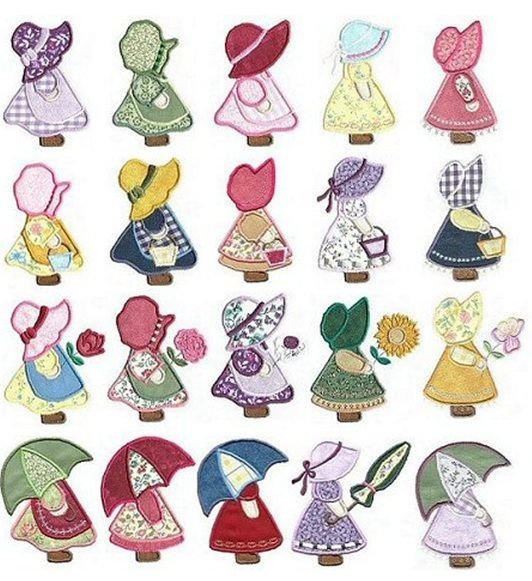 Аппликация девочка в капоре