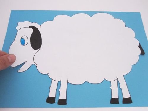 Аппликация Овечка