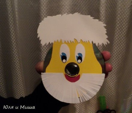 Аппликация Домовенок