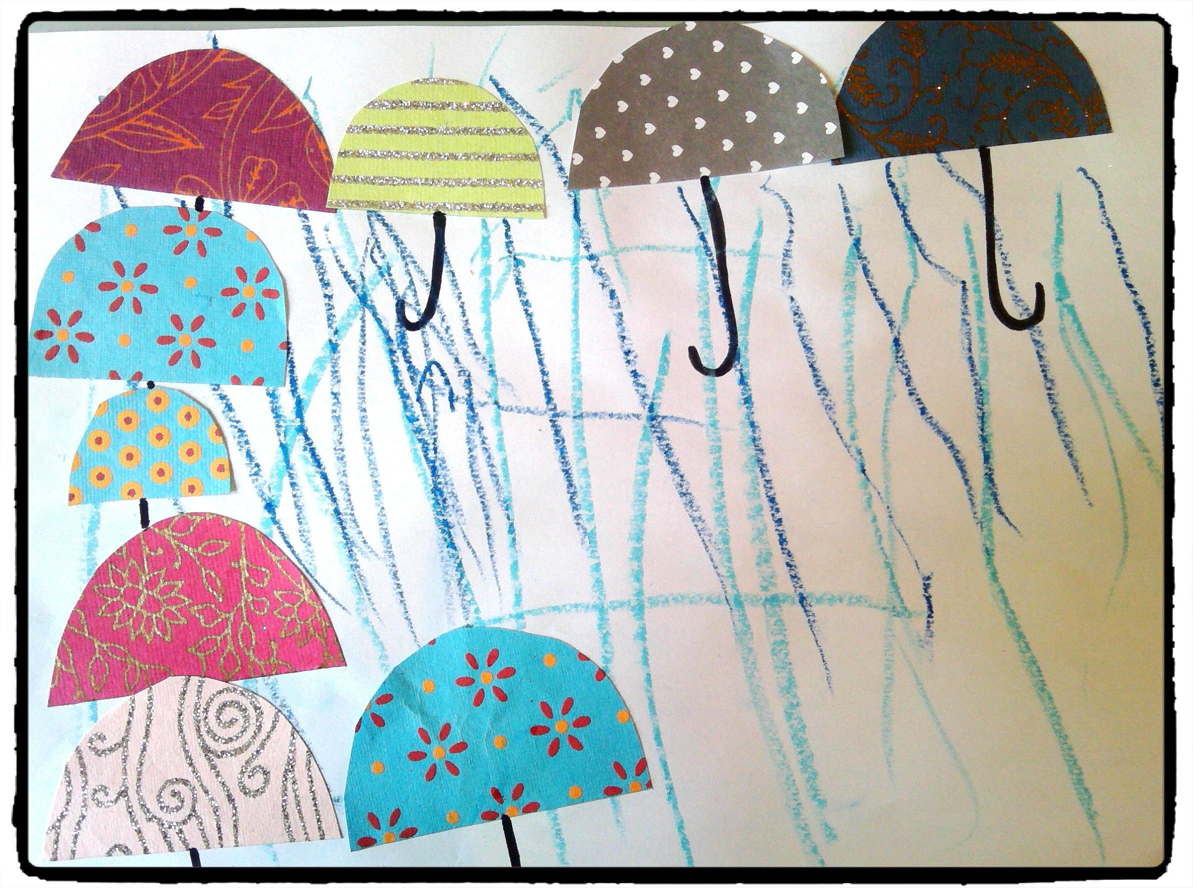Зонтик младшая группа. Аппликация зонтик. Рисование зонтик в старшей группе. Поделка дождик для детей. Аппликация на тему дождь.