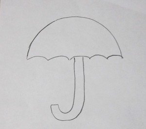 Дождик аппликация для детей 5-6 лет с шаблонами